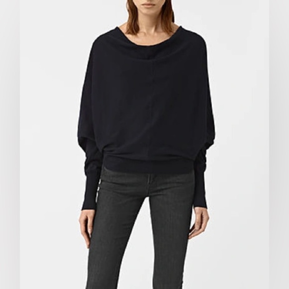 All saints  ELGAR COWL NECK SWEATER